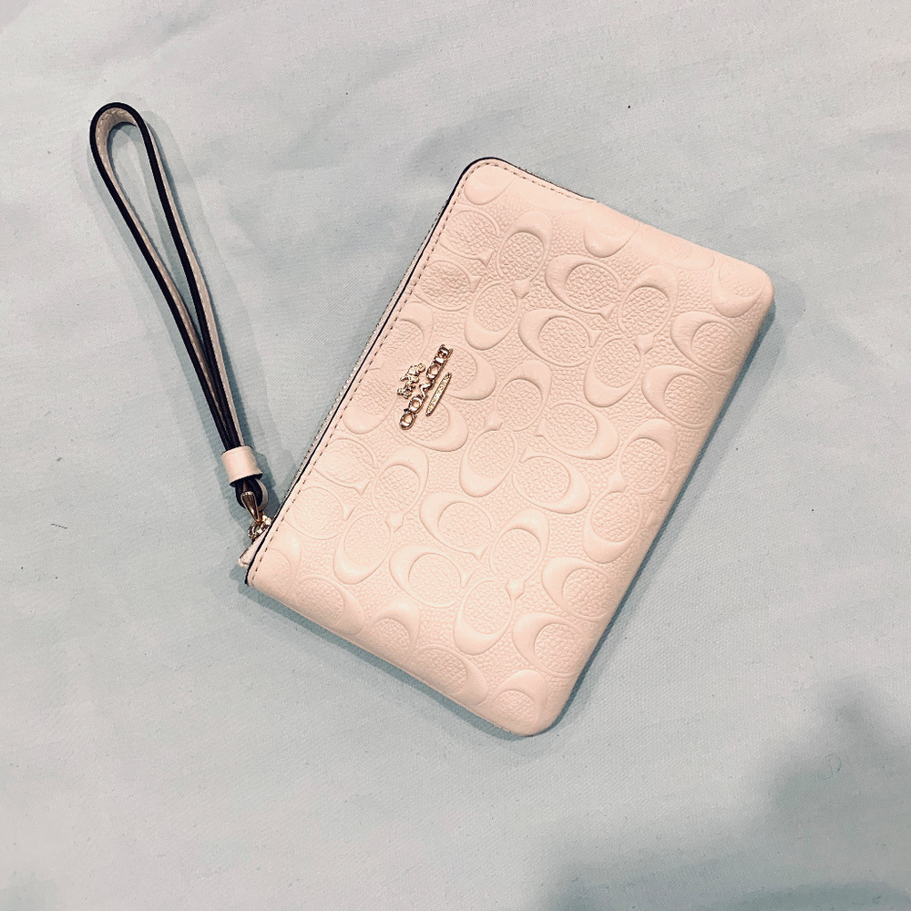 Coach Wristlet Embossed